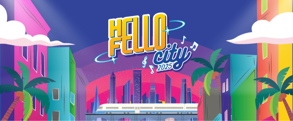 Poster HELLO FELLO CITY 2025