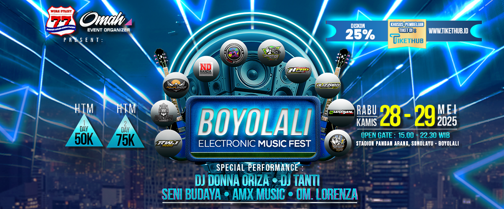 Boyolali Elektronic Music Fest DAY 1 (28 Mei 2025) - Tikethub