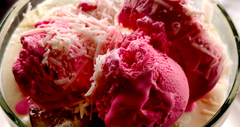 Es teler gacor toping ice cream
