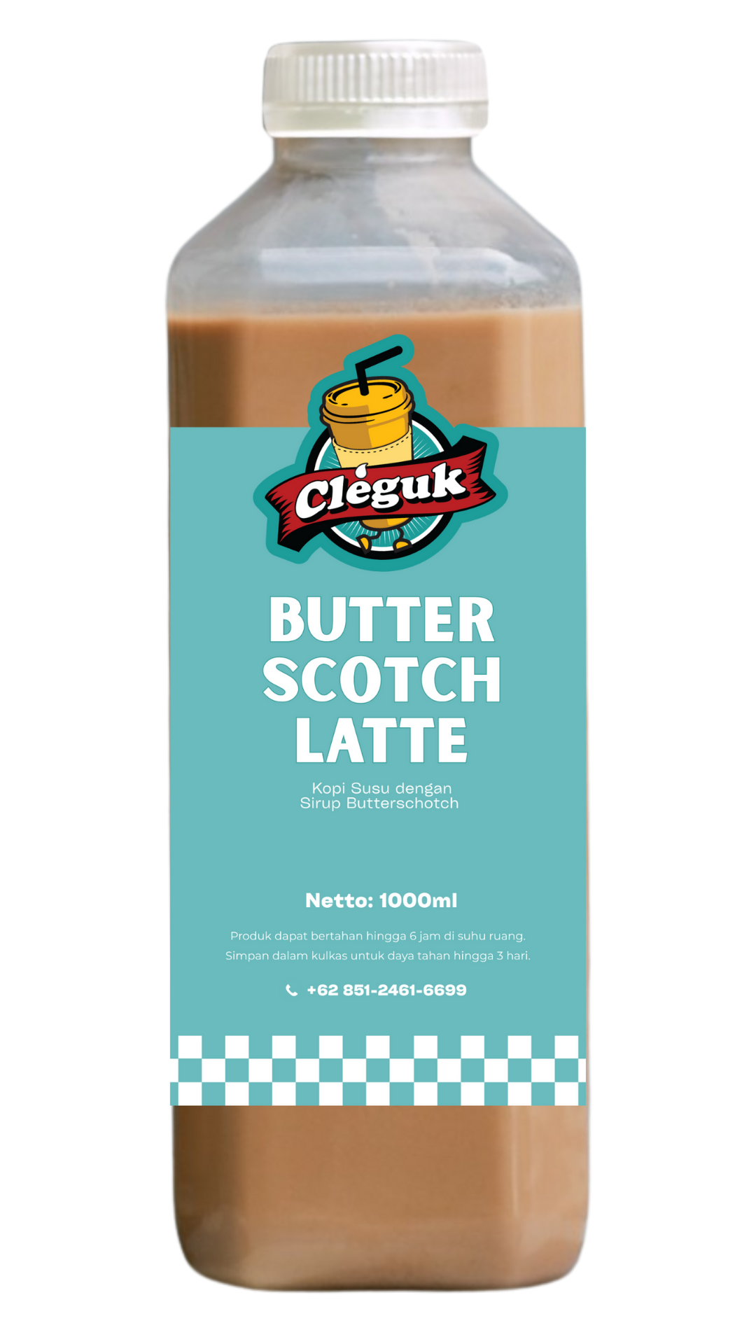 1 Liter Bottled Butterscotch Latte
