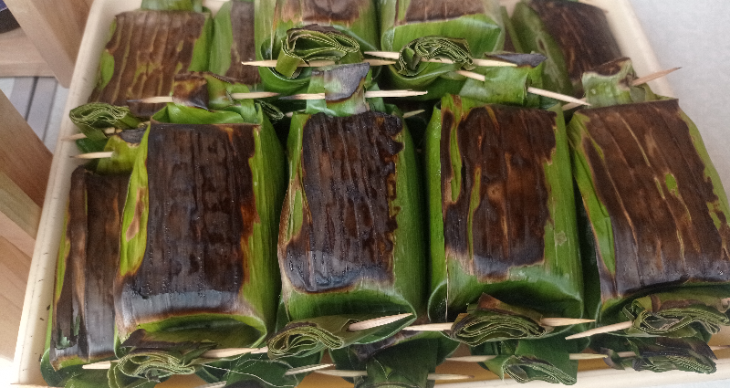 Nasi bakar ayam