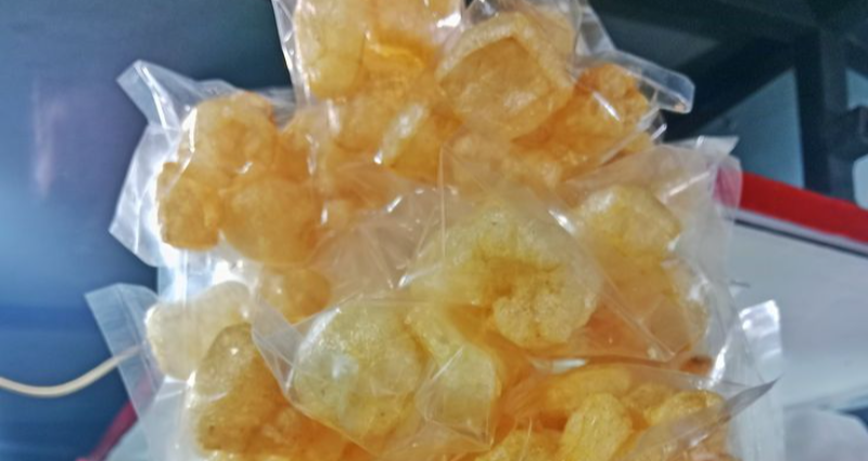 Karupuak jangek berplastik